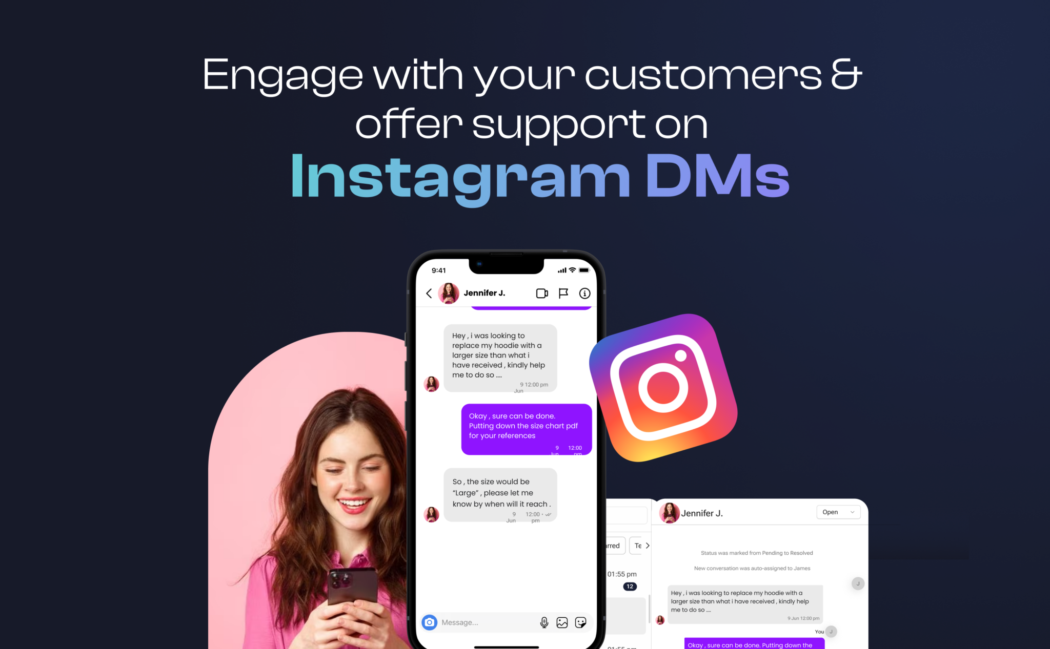 product-update: Introducing Instagram DMs 💬 & Support dashboard within Contlo Conversations ⚡️