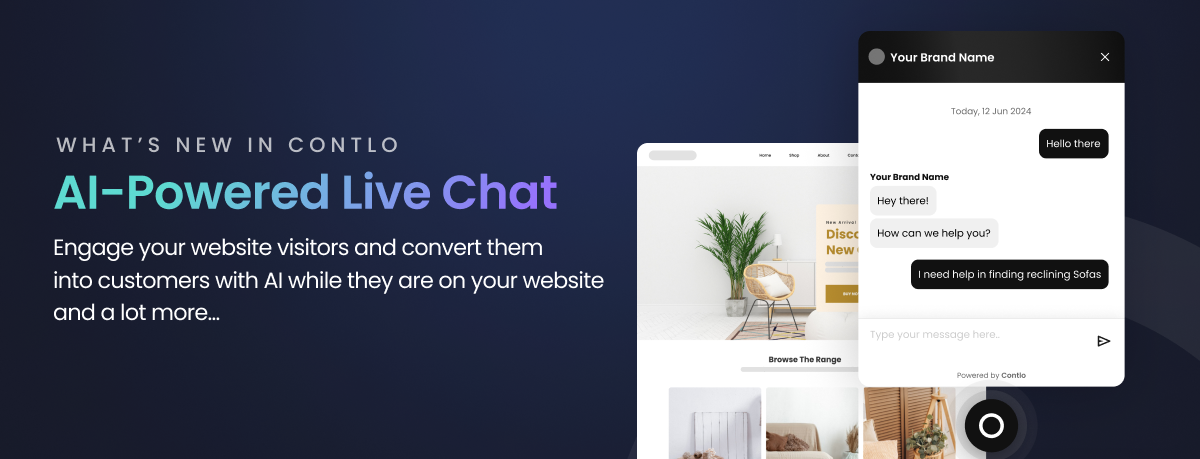 product-update: 🚀Introducing AI-powered live chat widget for your ecommerce website