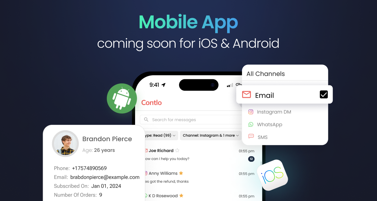 product-update: 📢⌛[Coming Soon] Contlo mobile app for 🍎 iOS & Android🚀